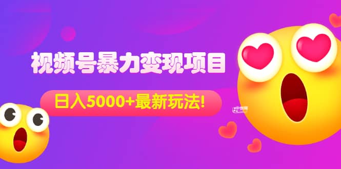 外面收费699的视频号暴力变现项目，日入5000+，简单易操作当天见效果-知库云创